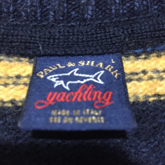 PAUL & SHARK YACHTING STRIPE SWEATERS SIZE L - Picture 8 of 9